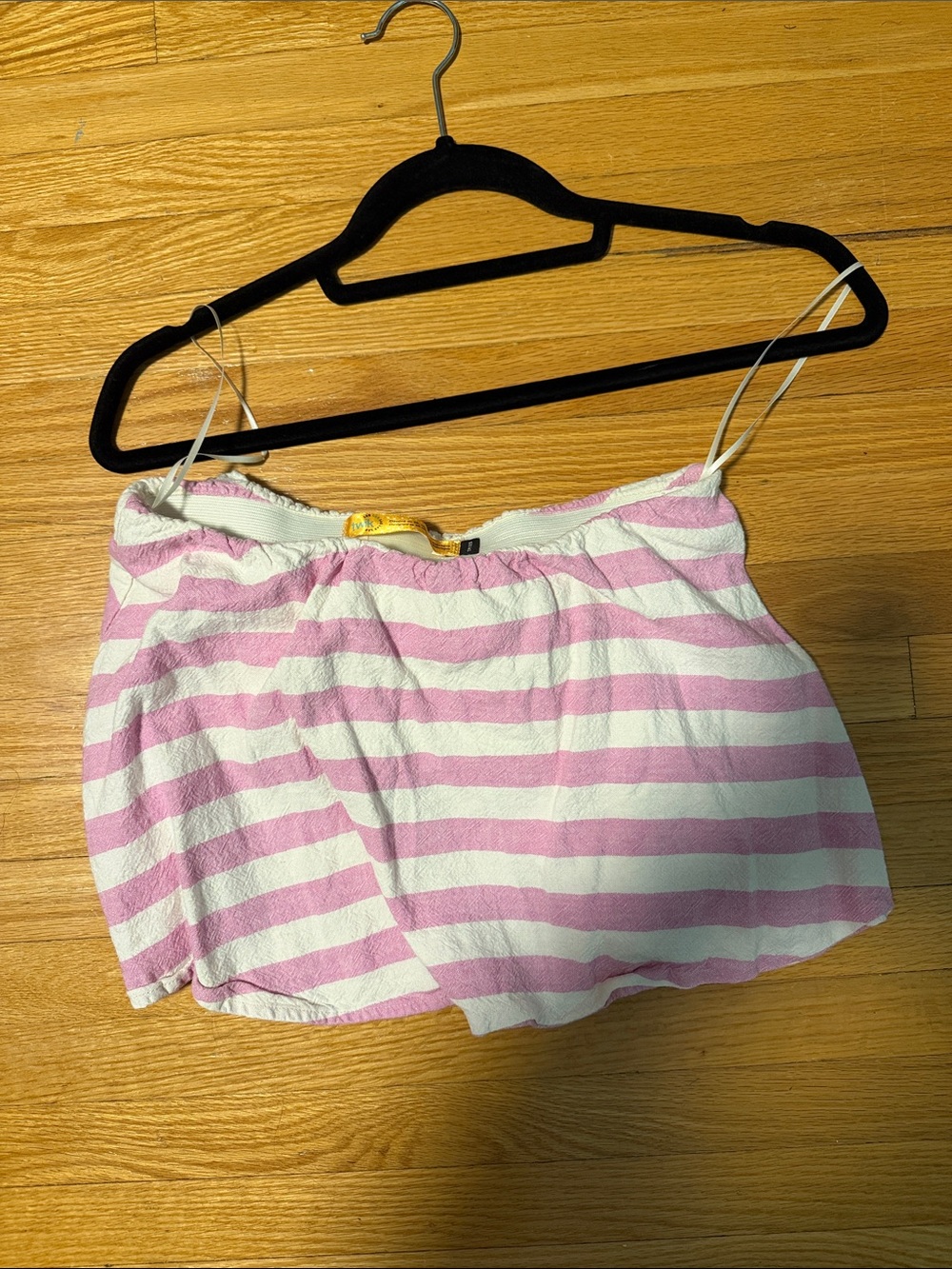 TWIX Striped Pink and White Women’s Tube Top